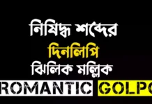 নিষিদ্ধ শব্দের দিনলিপি শেষ পর্ব নিষিদ্ধ শব্দের দিনলিপি - Romantic Golpo