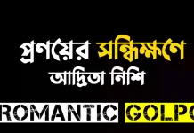 প্রণয়ের সন্ধিক্ষণে - Romantic Golpo