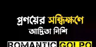 প্রণয়ের সন্ধিক্ষণে সিজন ২ গল্পের লিংক || আদ্রিতা নিশি প্রণয়ের সন্ধিক্ষণে - Romantic Golpo