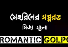 মেহরিনের সপ্নরঙ - Romantic Golpo