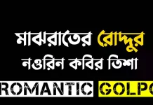 মাঝরাতের রোদ্দুর শেষ পর্ব মাঝরাতের রোদ্দুর - Romantic Golpo