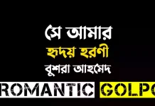 সে আমার হৃদয় হরণী পর্ব ২২ সে আমার হৃদয় হরণী - Romantic Golpo
