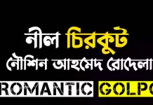 নীল চিরকুট শেষ পর্ব নীল চিরকুট - Romantic Golpo