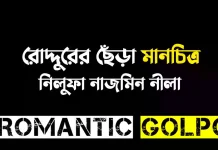 রোদ্দুরের ছেঁড়া মানচিত্র শেষ পর্ব রোদ্দুরের ছেঁড়া মানচিত্র - Romantic Golpo
