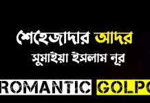 শেহেজাদার আদর - Romantic Golpo
