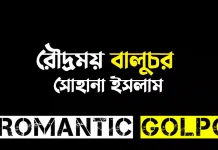 রৌদ্রময় বালুচর - Romantic Golpo