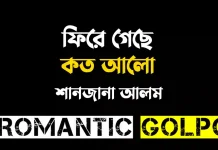 ফিরে গেছে কত আলো - Romantic Golpo